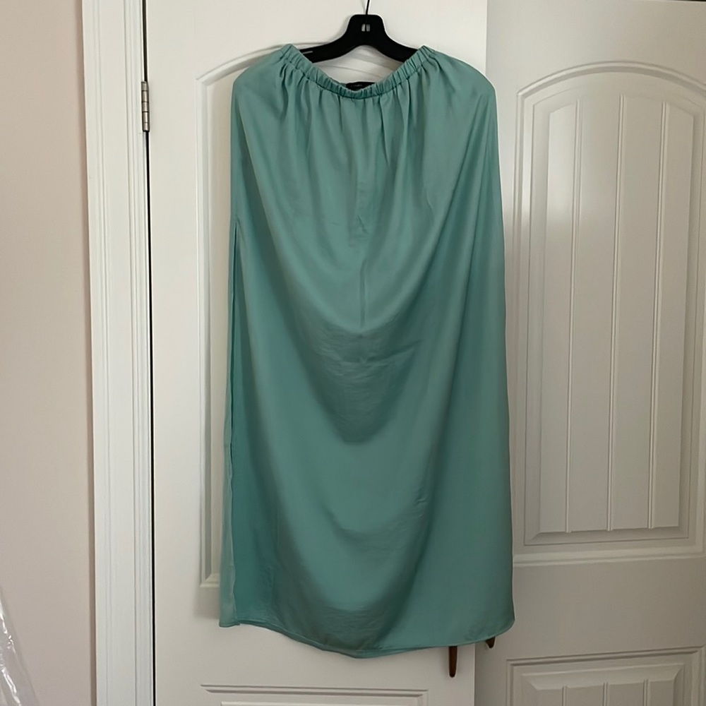 Zara Turquoise Maxi Skirt